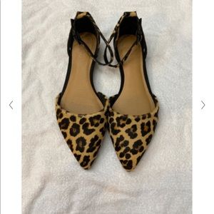 Vintage leopard print flats.